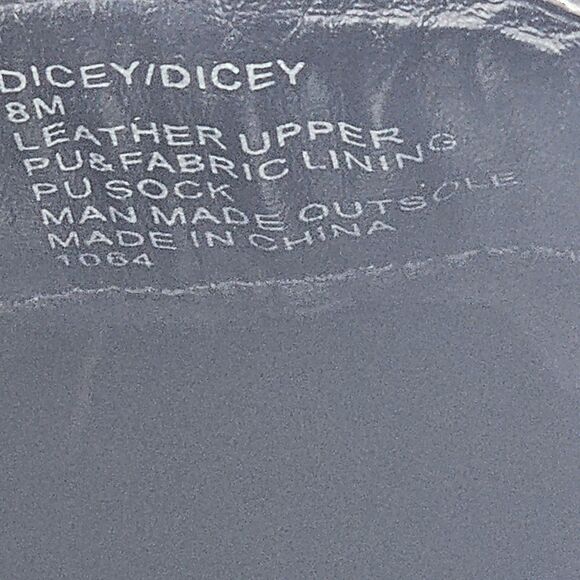 Steve Madden Dicey Black Leather Ankle Booties Size 8 - Picture 8 of 10